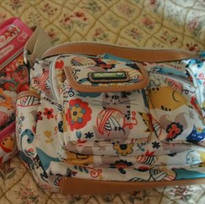 SALE! Lily Bloom rare cat purse plusLeSportsac bag